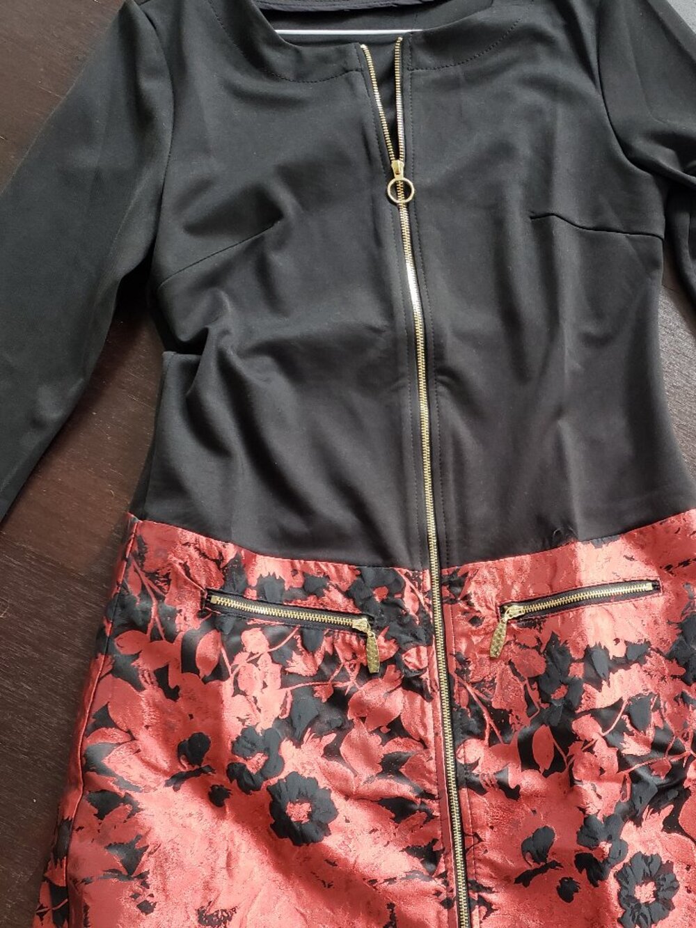 Zip Up Front Dress